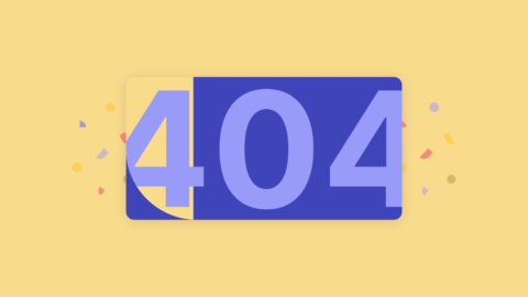 6 animated Illustrations for your 404 page