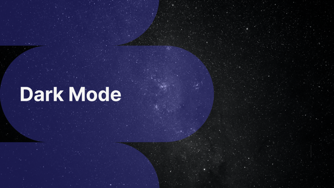 Is Dark mode still a thing