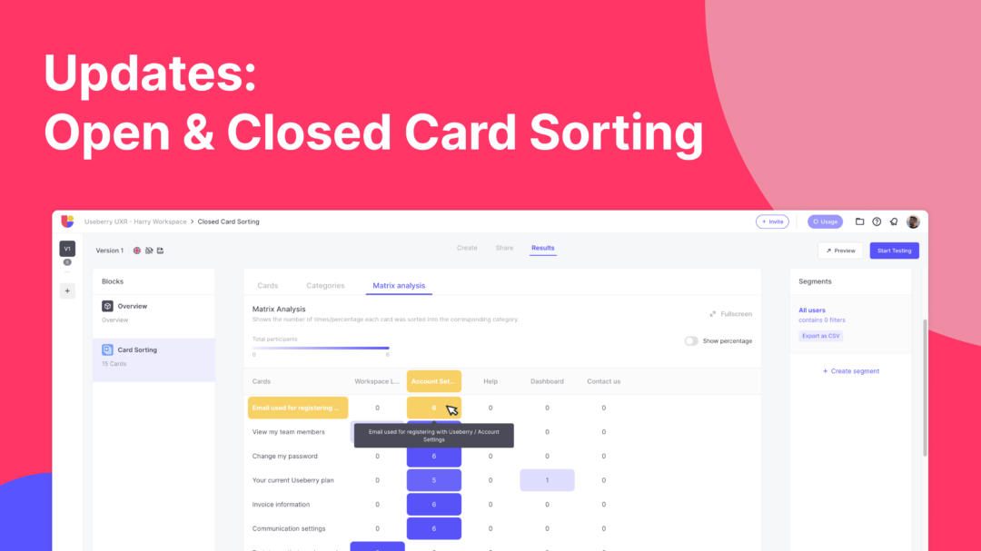 useberry card sorting