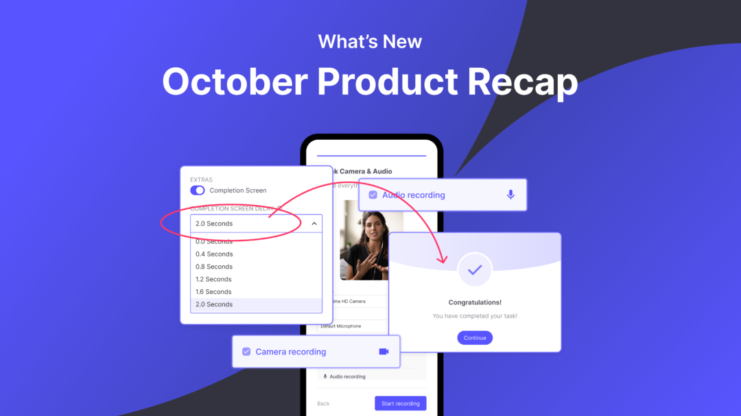 Visual compilation of updates to Useberry platform