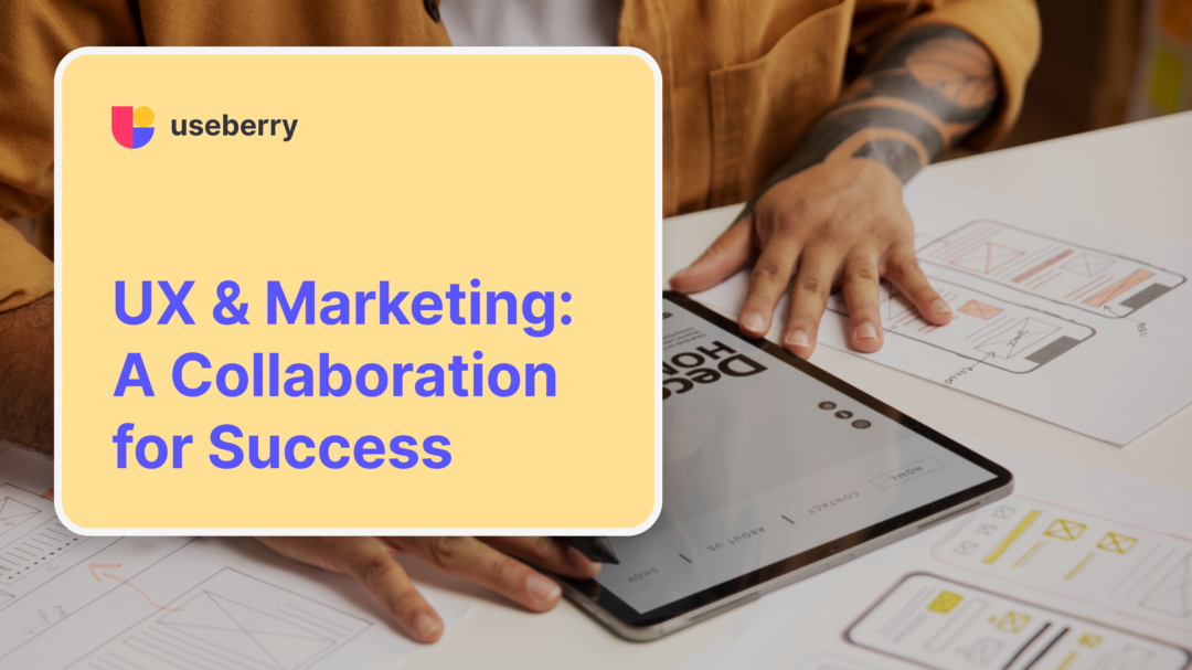 Cover for the blog about how UX efforts support marketing teams