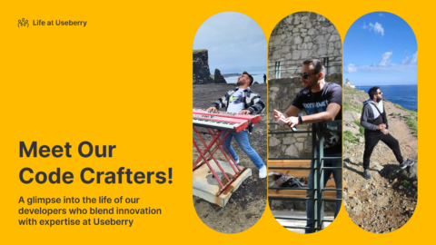 Photos from the members of our UX developers, sharing a fun moment from their life before we start an interview with them to learn more about them and their life at Useberry.