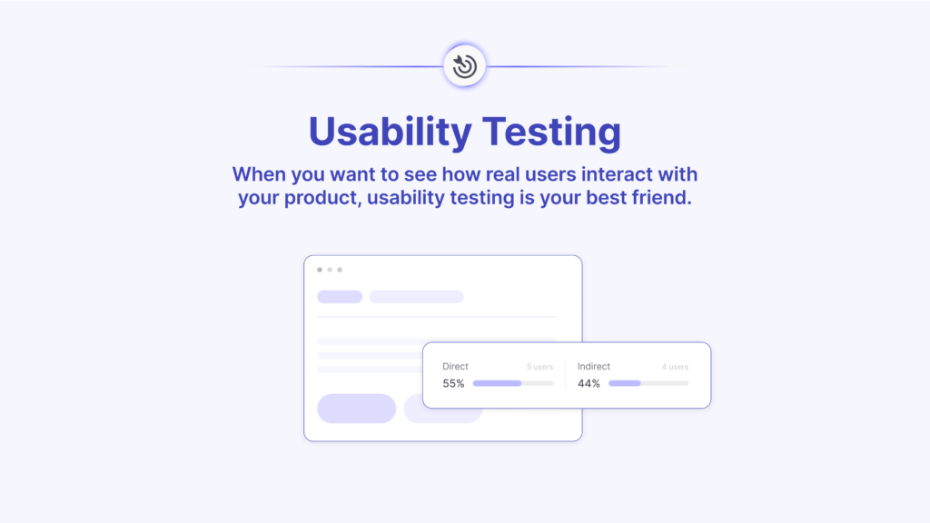A quick tip about usability testing and a corresponding blog section to explain the UX research method + how to do it easily with Useberry
