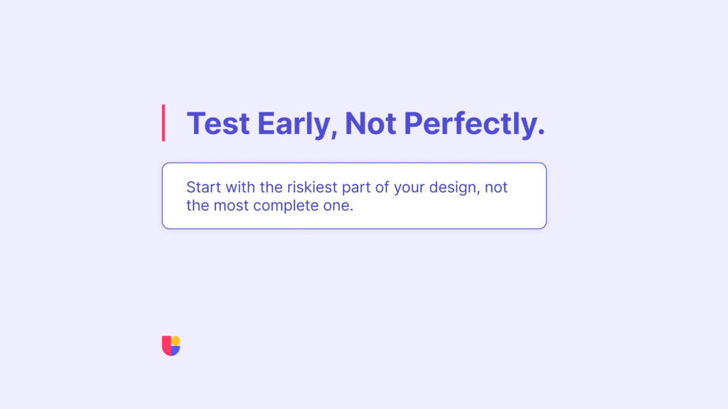 article highlighting an advice for key process in design sprints