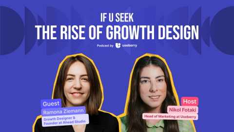 new episode cover of If U Seek with our guest Ramona Ziemann talking about the future of growth design