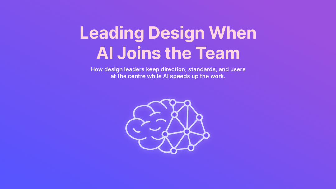 A half AI, half human brain depiction showing how both the human and AI are involved in the decision making and thinking process on product and design.