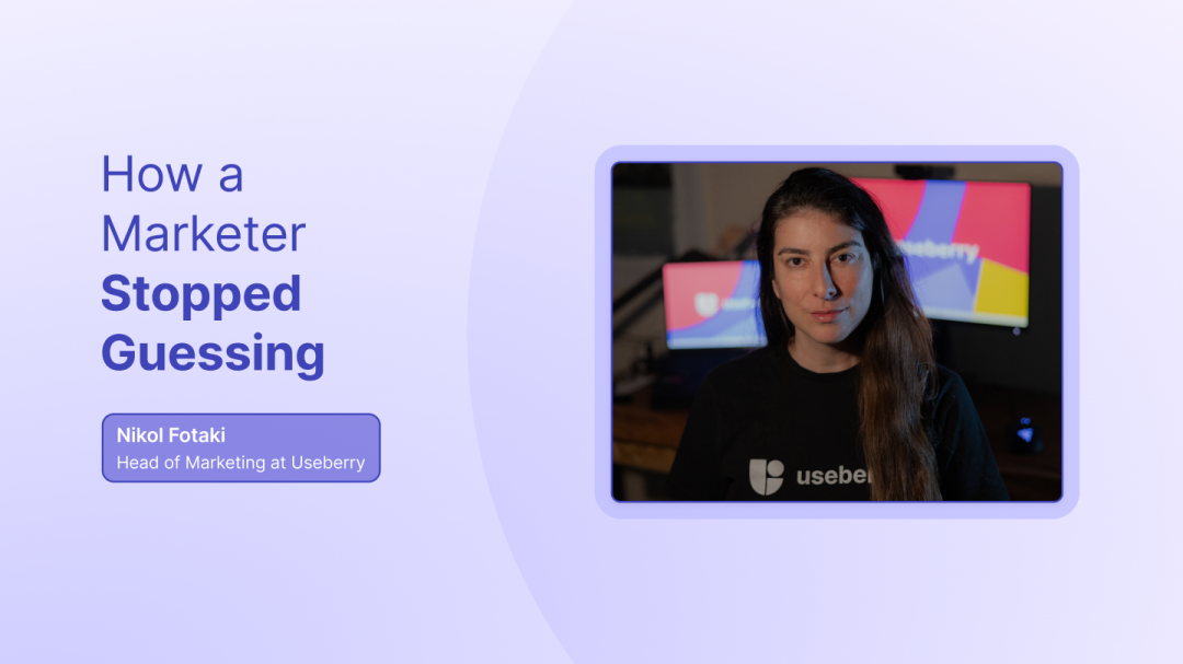 Cover with Useberry's head of marketing Nikol Fotaki on this piece on how user texting affecter her as a marketer
